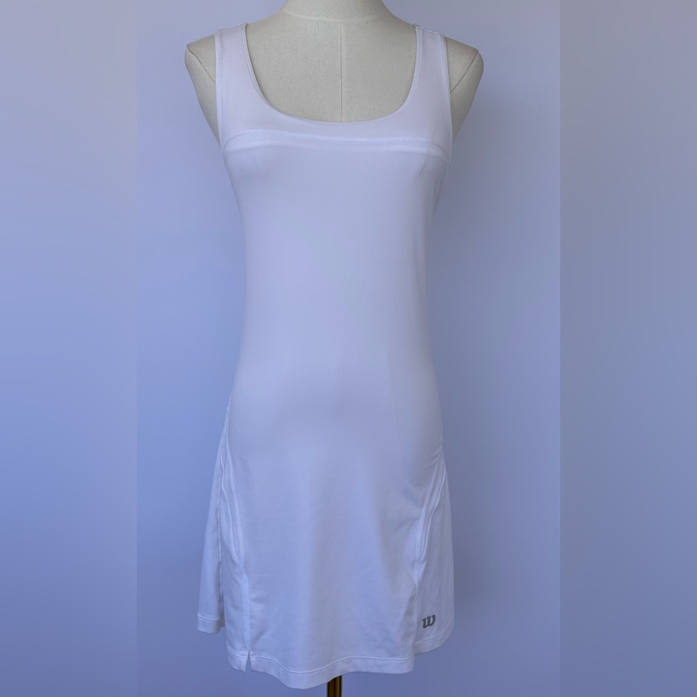 Wilson Women’s Team Dress II Tennis Dress Tank Style Top White Size Small